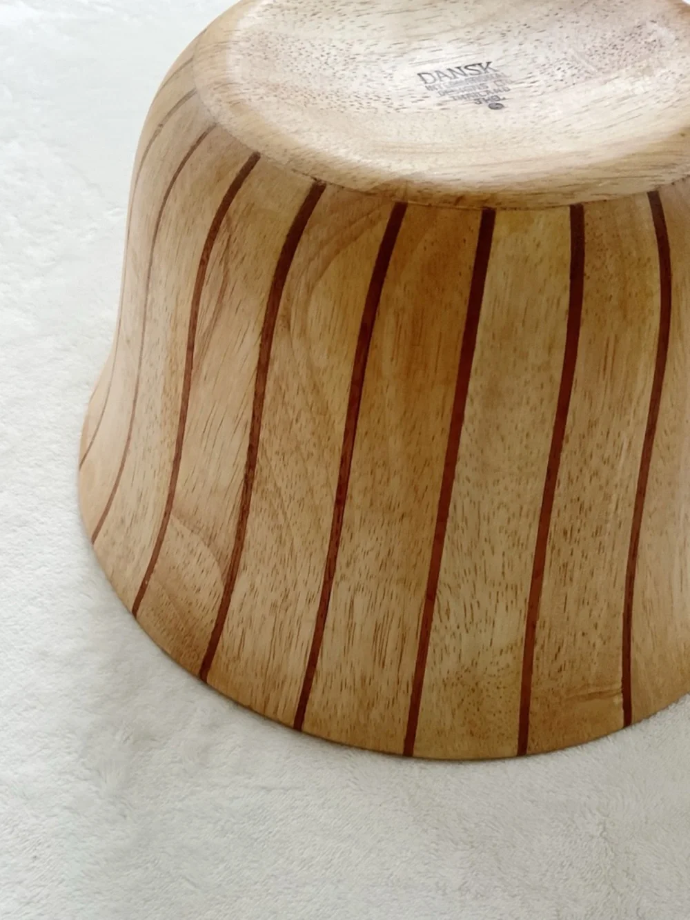Dansk Jens Quistgaard Teak Staved Salad Bowl Set 13” Servers Danish Modern MCM
